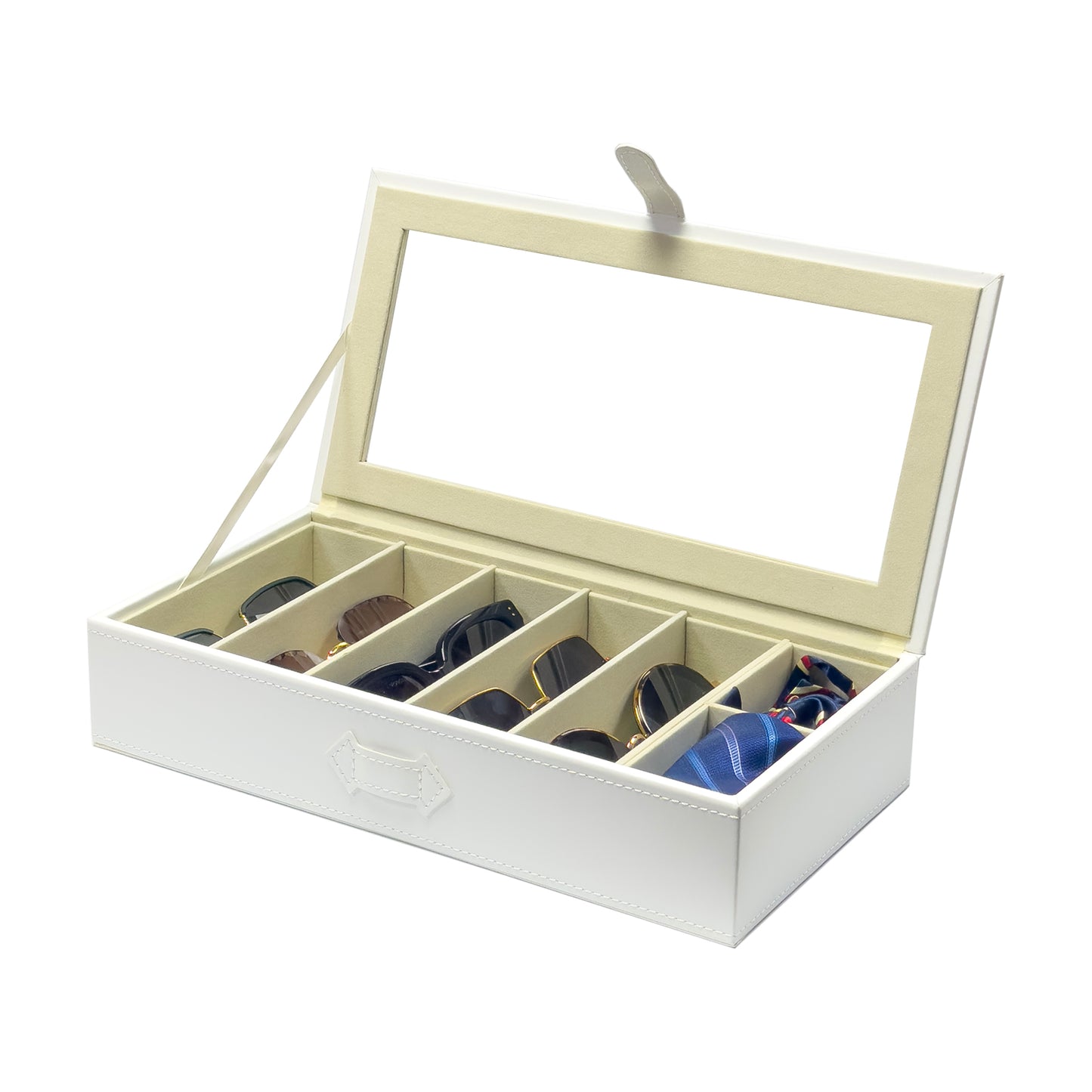 UnionPlus Multiple Sunglasses Organizer Collector, 5 Slots for Sunglasses and 2 Small Slots for Accessories