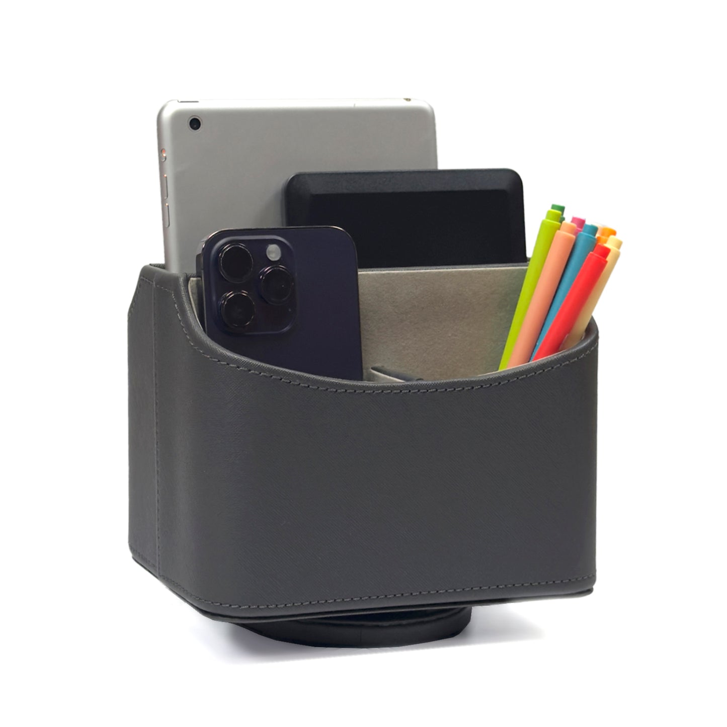 UnionBasic Rotating Desk Organizer, 360 Degree Desk Spinning Caddy, Pure Color