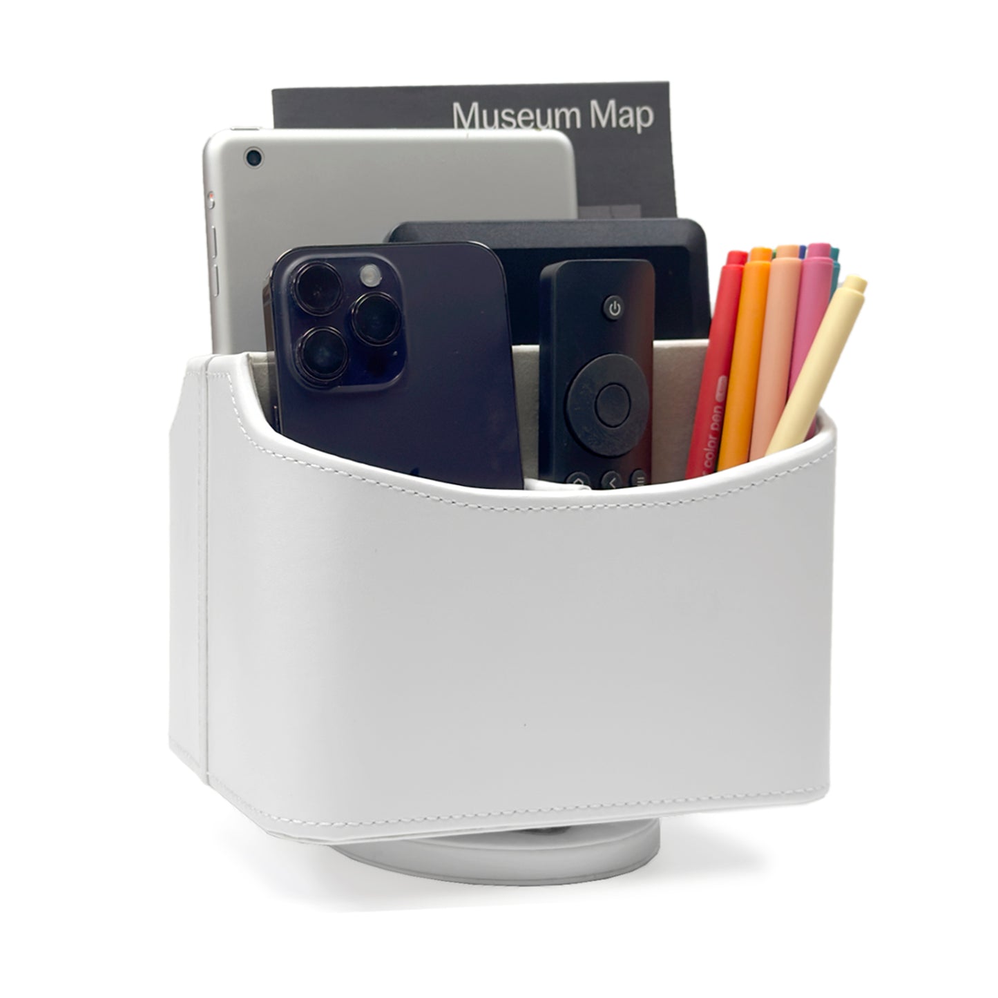 UnionBasic Rotating Desk Organizer, 360 Degree Desk Spinning Caddy, Pure Color