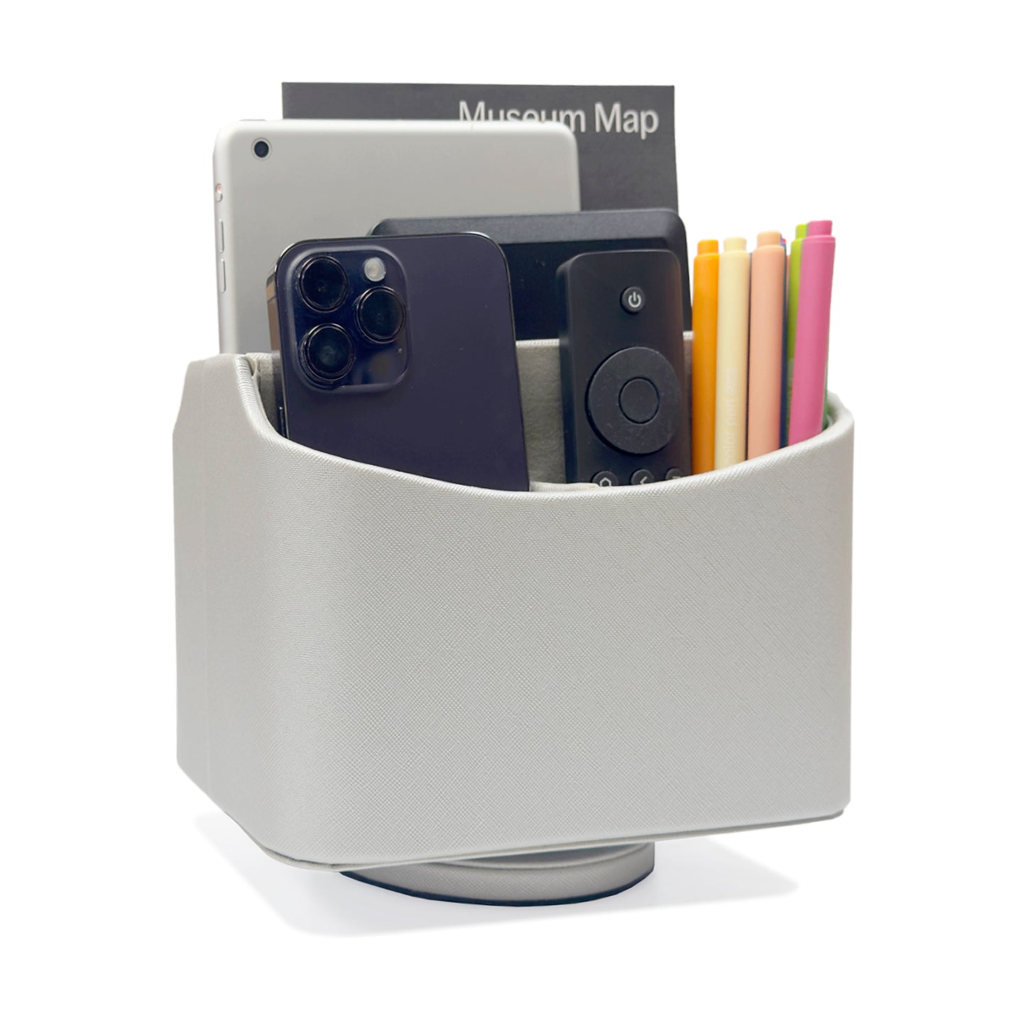 UnionBasic Rotating Desk Organizer, 360 Degree Desk Spinning Caddy, Pure Color