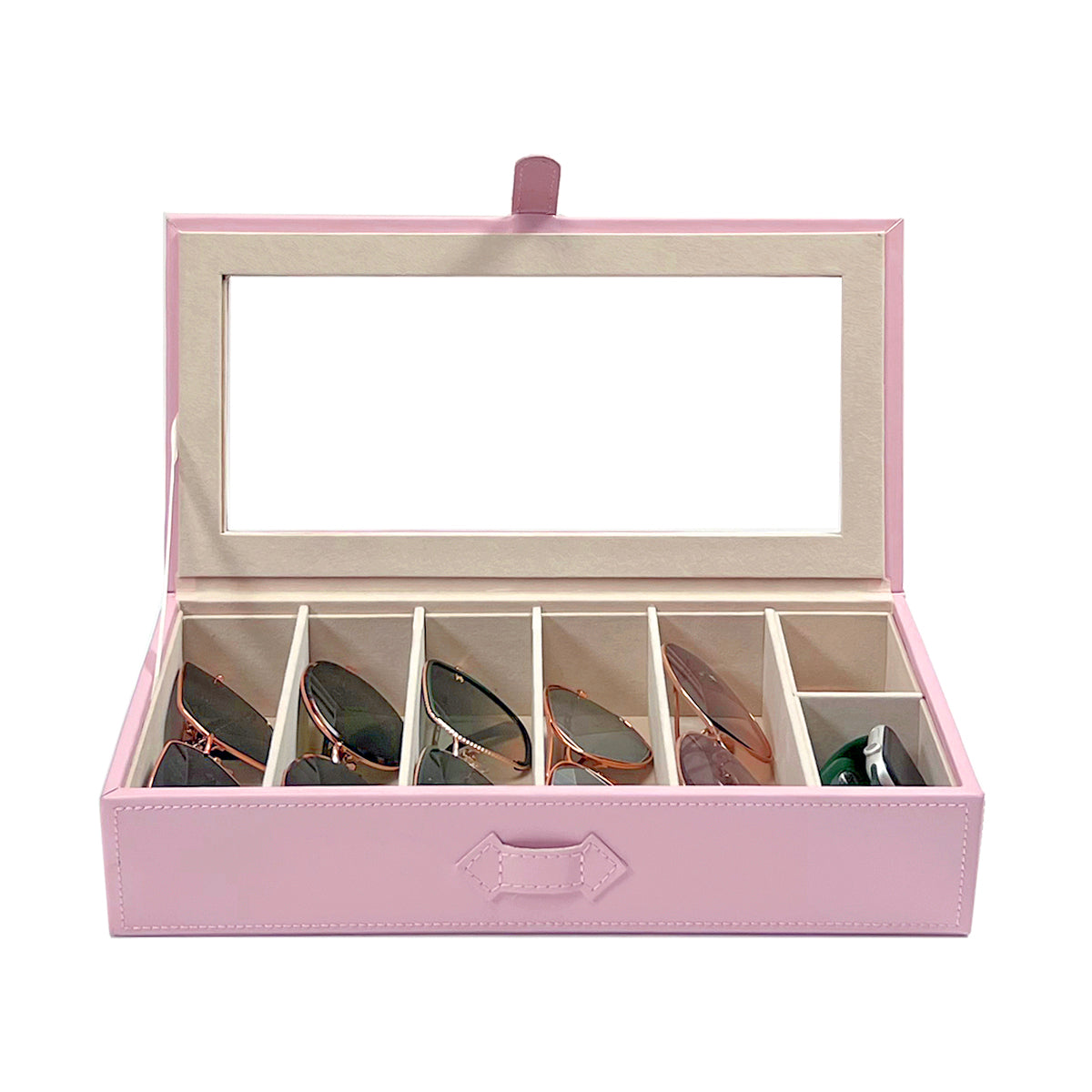 UnionPlus Multiple Sunglasses Organizer Collector, 5 Slots for Sunglasses and 2 Small Slots for Accessories